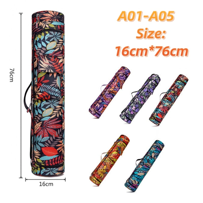 Printed Yoga Bag Yoga Mat Bag Men Women Sports Mat Bag Pilates Mat Backpack Fitness Dance Gym Mat Cover Sports Backpack Hot Sale - Bonnie Lassio