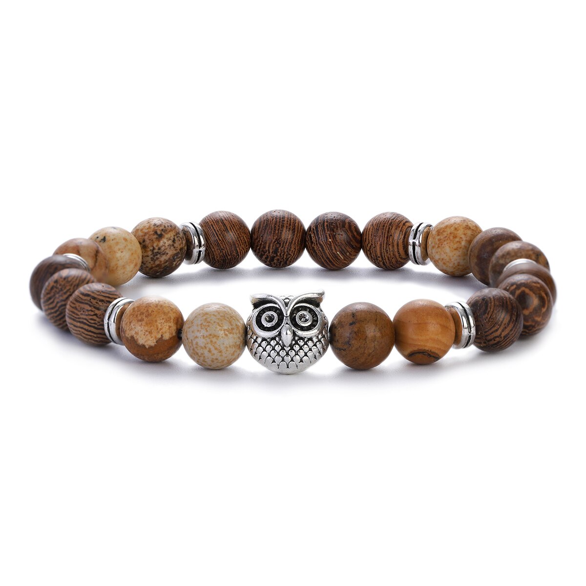 Natural Wood Beads Bracelets Meditation And Prayer - Bonnie Lassio