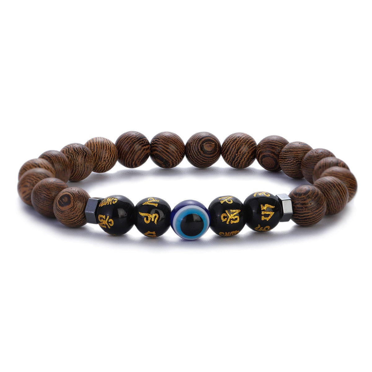 Natural Wood Beads Bracelets Meditation And Prayer - Bonnie Lassio