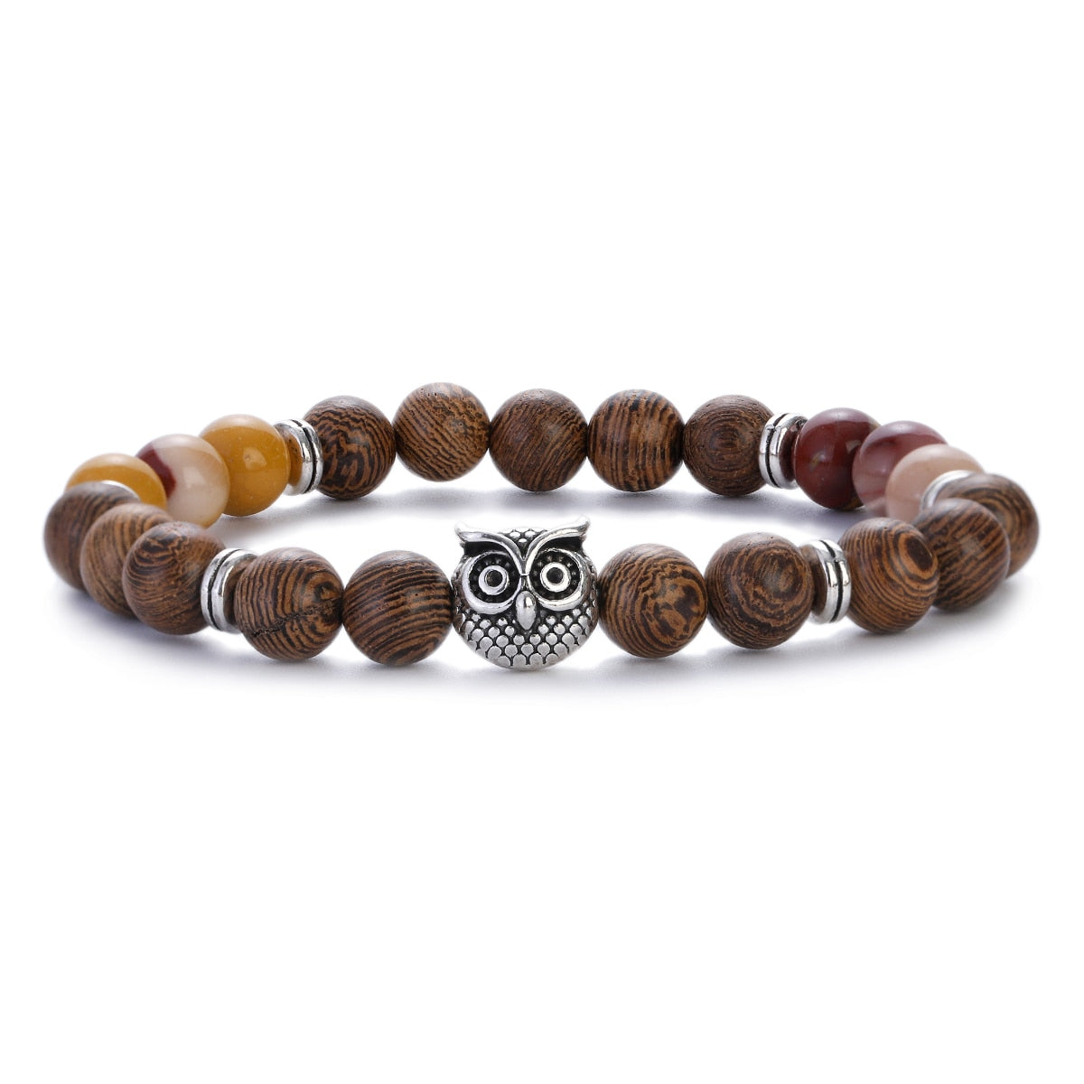 Natural Wood Beads Bracelets Meditation And Prayer - Bonnie Lassio