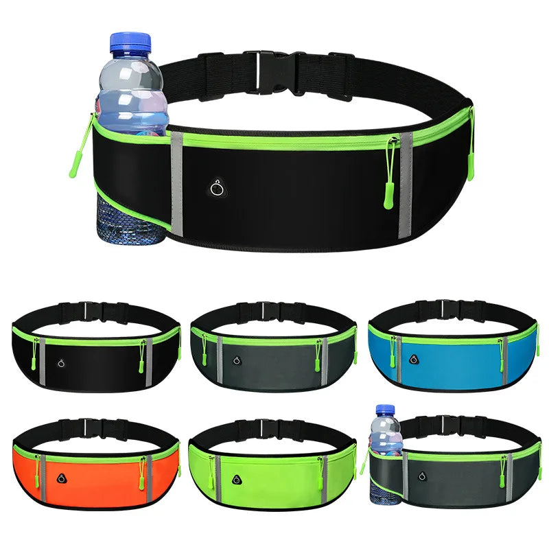 Sports Waist Pack Women Men Running Belt Waist Bag Waterproof Pack Wallet Pouch Portable Phone Holder Unisex - Bonnie Lassio