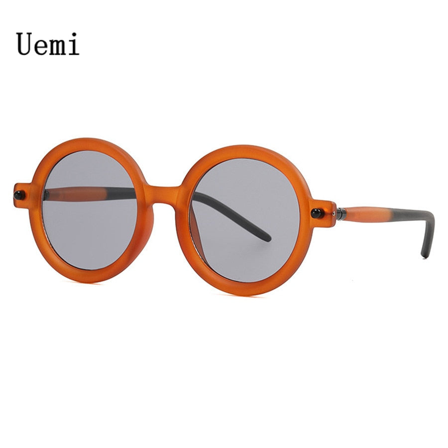 New Fashion Retro Oversized Round Sunglasses For Women Men Brand Quality Seven Frame Vintage Designer Sun Glasses Trending Shade - Bonnie Lassio