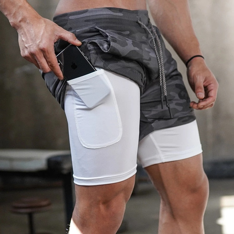 Lightweight Breathable Men's Running Shorts with Pockets for Gym and Fitness Training - Bonnie Lassio