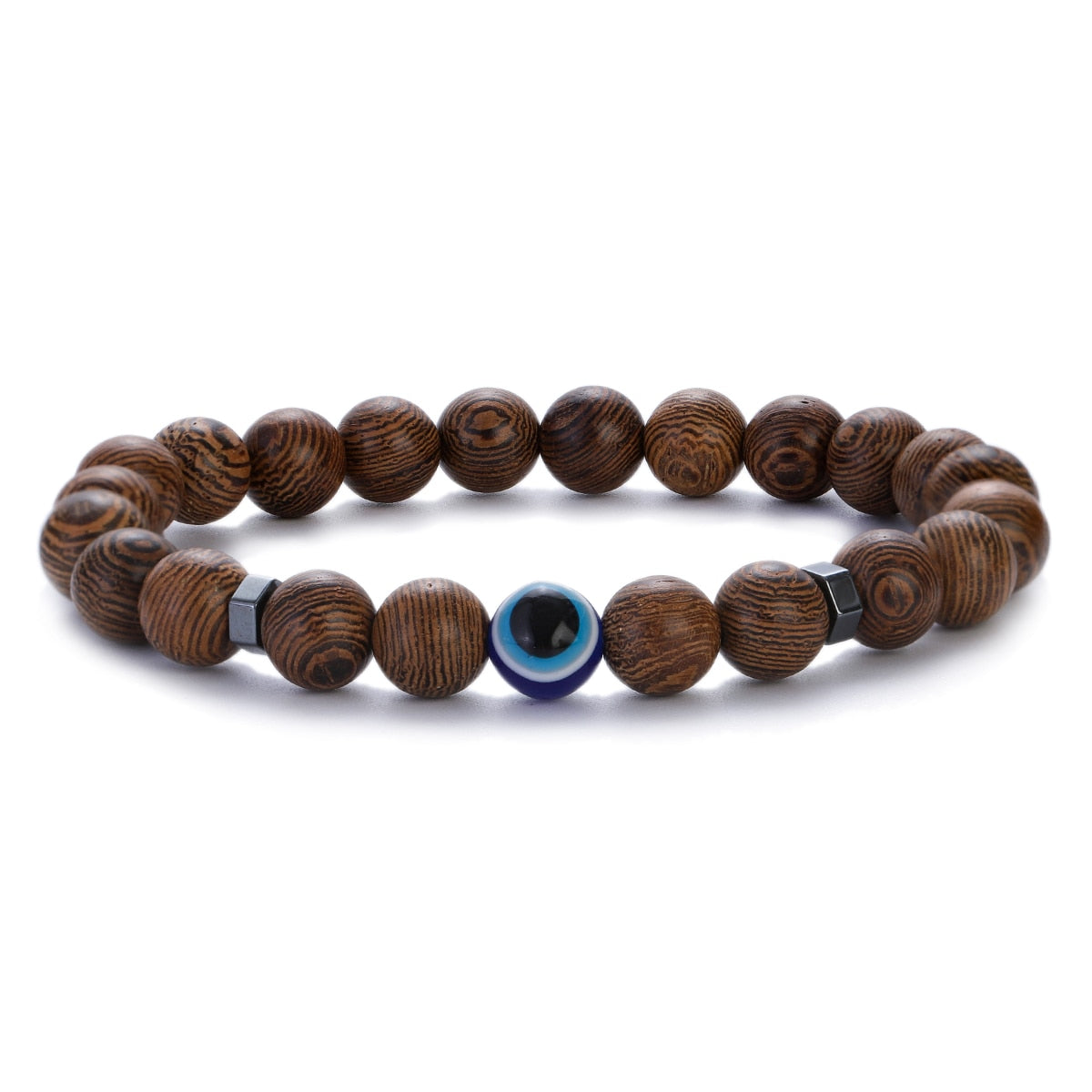 Natural Wood Beads Bracelets Meditation And Prayer - Bonnie Lassio