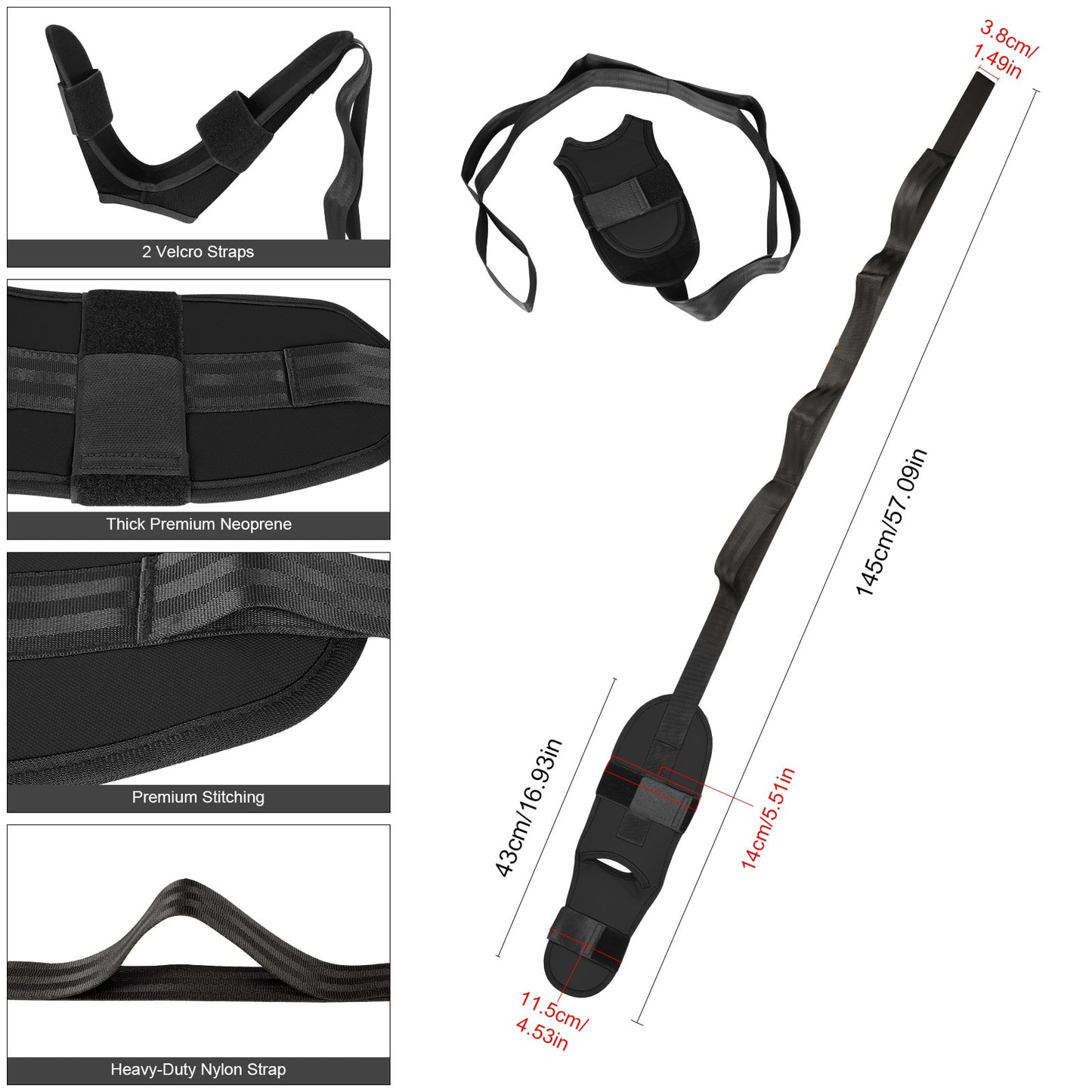 Fascia Stretcher Finally Flexible Again Yoga Strap Belt Trainning And Exercise Stroke Hemiplegia Rehabilitation Leg Stretcher - Bonnie Lassio