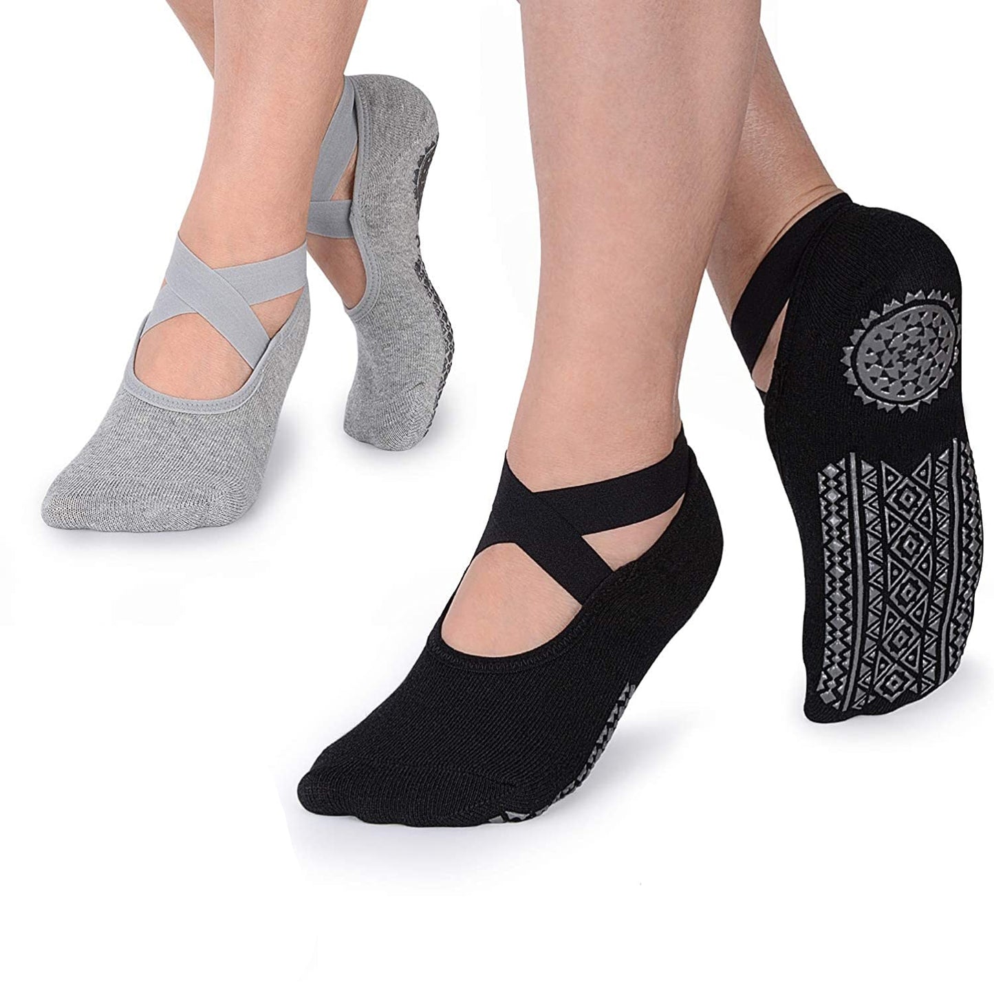 WomenS Non-Slip Cotton Sock Ideal for Pilates Ballet Dance - Bonnie Lassio