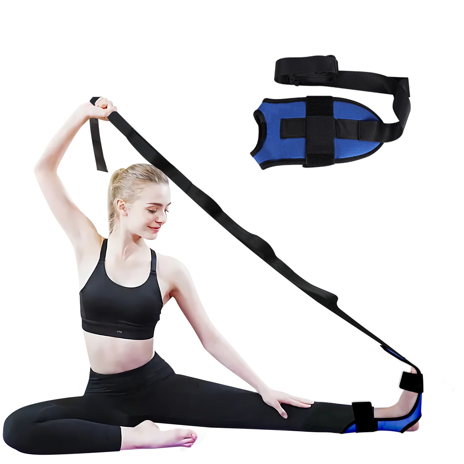 Fascia Stretcher Finally Flexible Again Yoga Strap Belt Trainning And Exercise Stroke Hemiplegia Rehabilitation Leg Stretcher - Bonnie Lassio