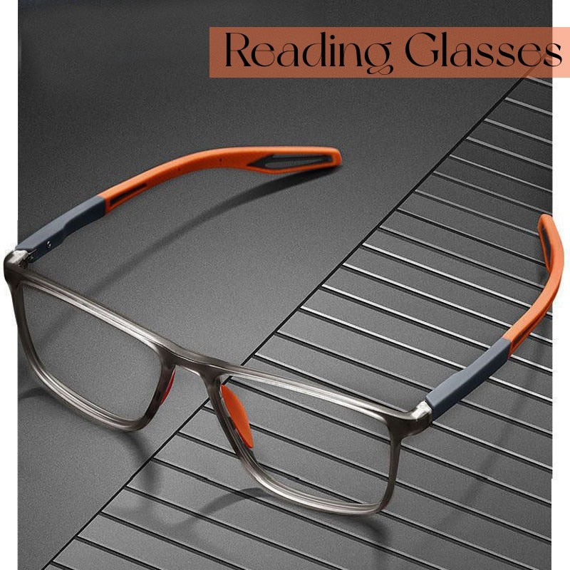 TR90 Sport Reading Glasses Ultralight Anti-blue Light Presbyopia Eyeglasses Women Men Far Sight Optical Eyewear Diopters To +4.0 - Bonnie Lassio