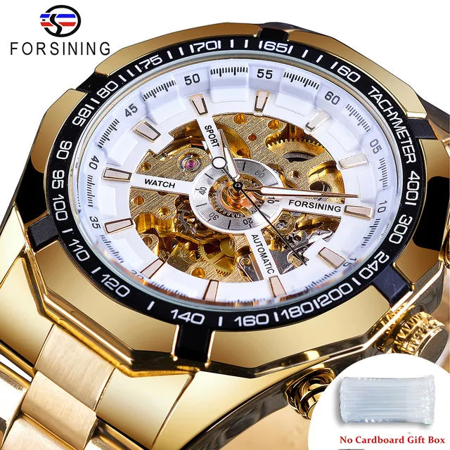 Stainless Steel Waterproof Mens Skeleton Watches - Bonnie Lassio