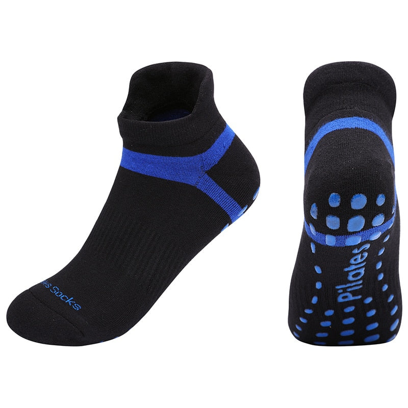 Large Size Yoga Socks Women Non-slip Silicone Gym Fitness Dance Sports Socks Unisex Men Women Cotton Breathable Pilates Socks - Bonnie Lassio