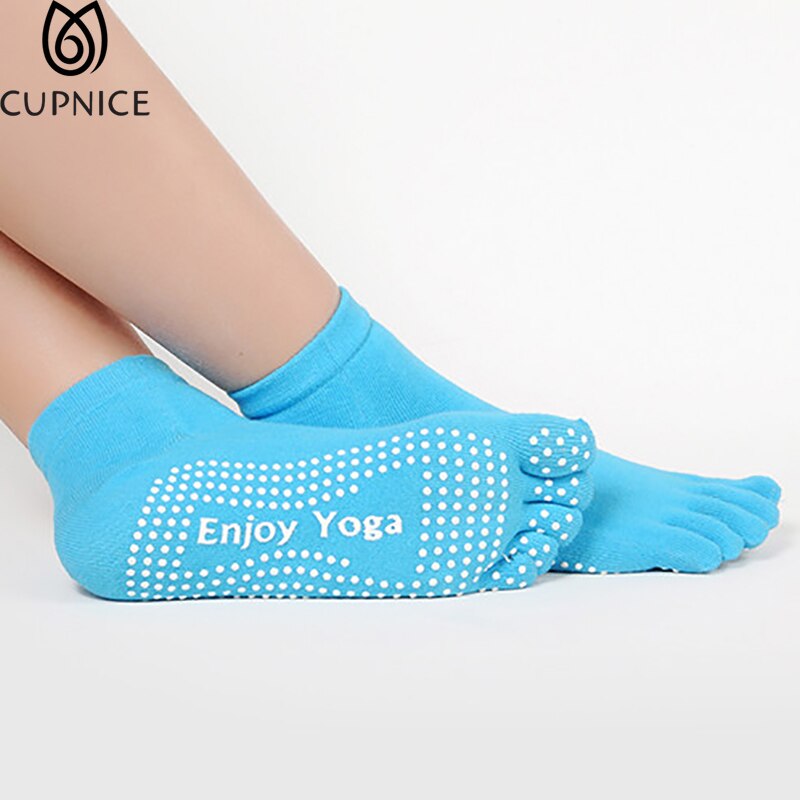 Colourful Womens Yoga Pilates Socks Non-Slips Finger Five toed 🚺 - Bonnie Lassio