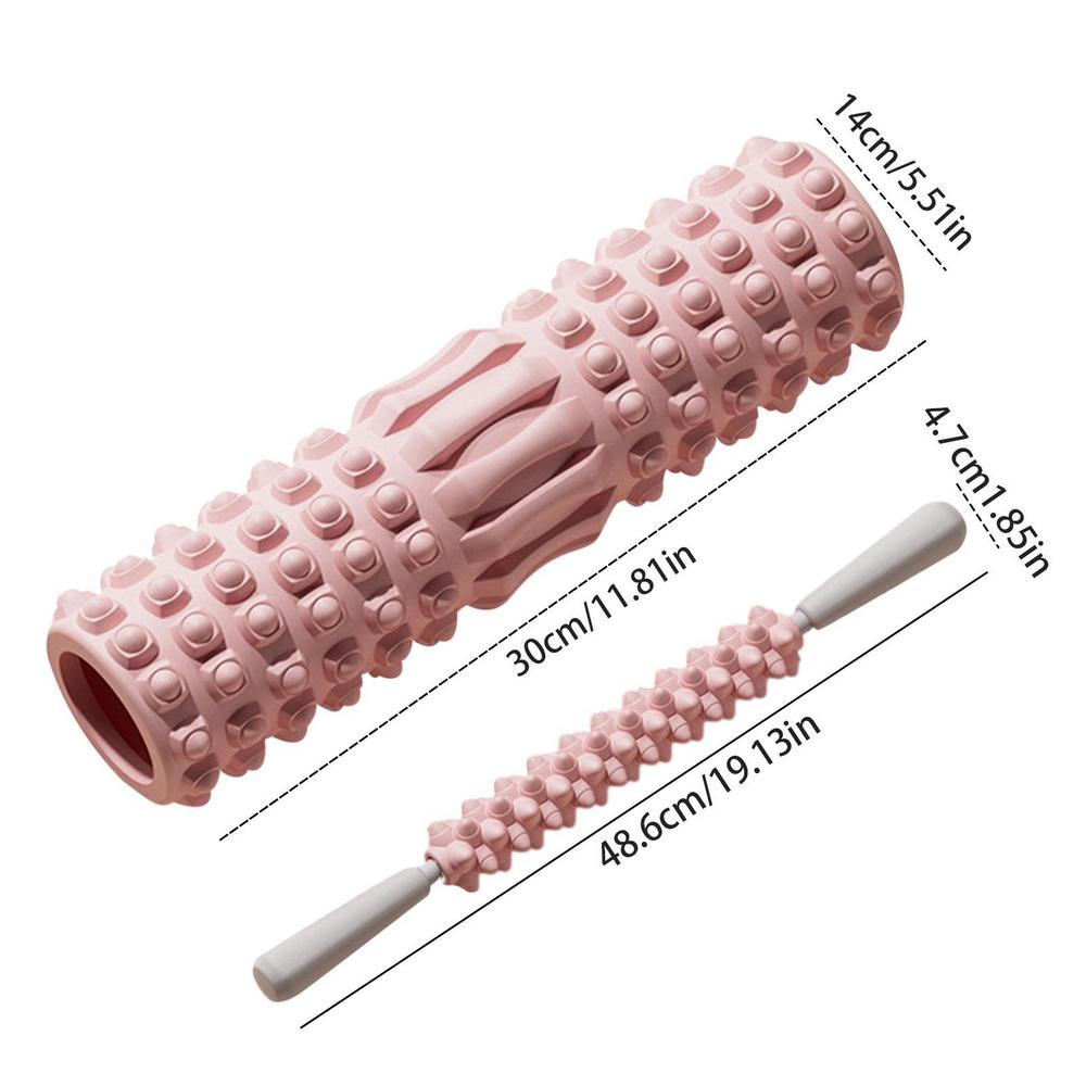 Gym Fitness Yoga Foam Roller Pilates Yoga Exercise Back Muscle Massage Roller Stretching Exercise Yoga Fitness Training Roller - Bonnie Lassio