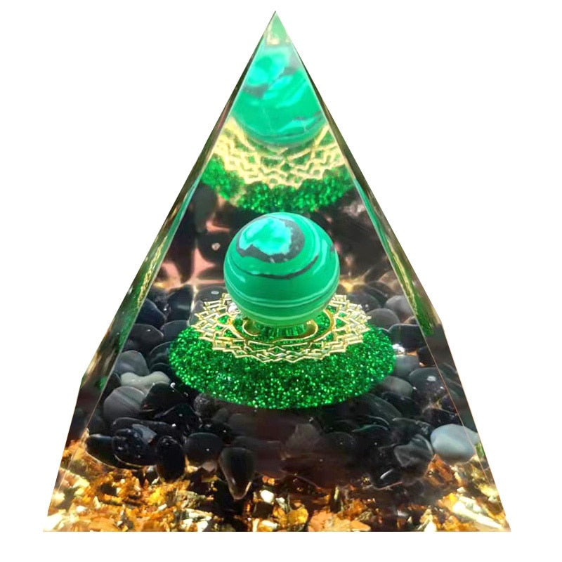 Pyramid Crystals Natural Stone Home Office Decoration Energy Generator Healing Reiki Chakra Meditation Ornaments Crafts - Bonnie Lassio
