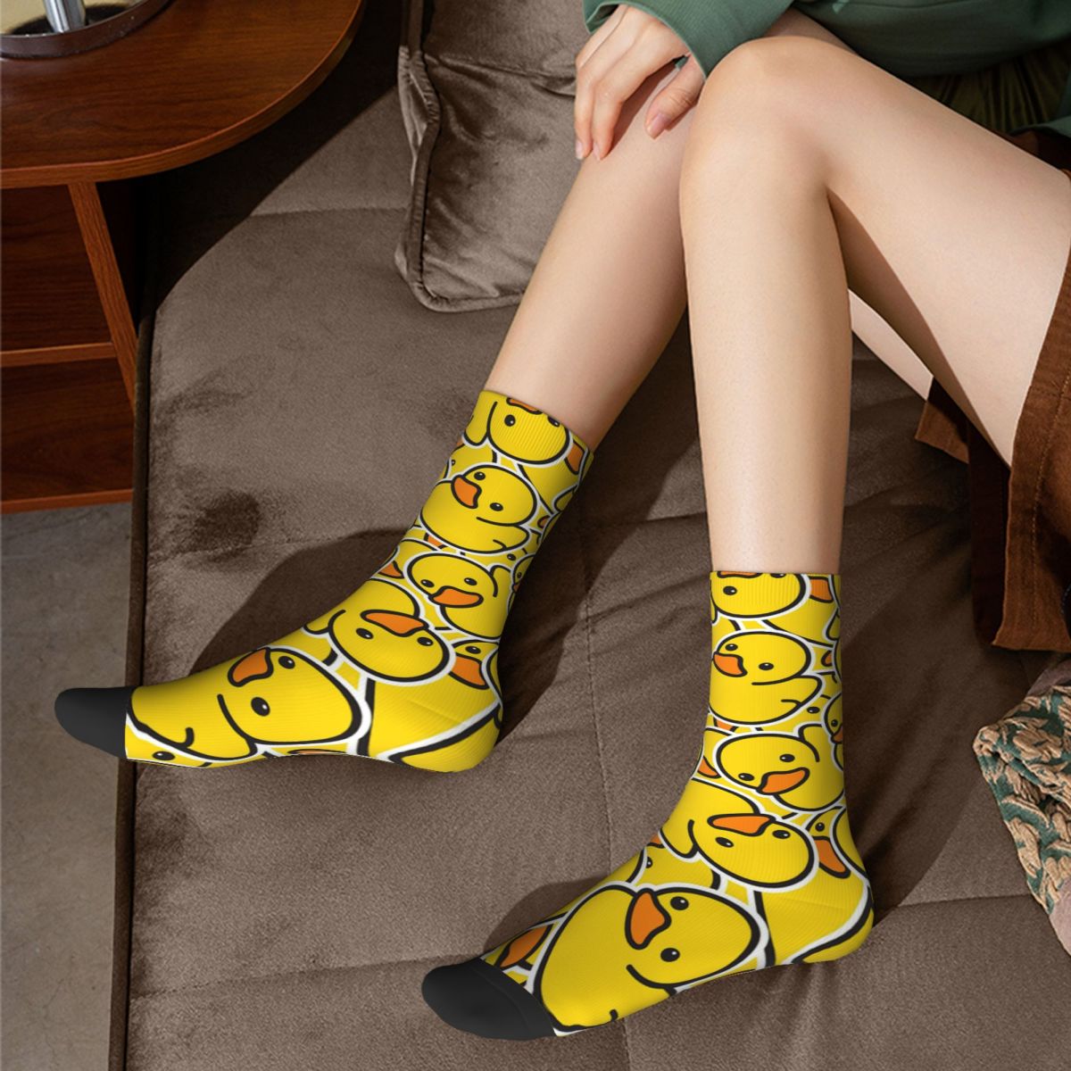 Yellow Duck Socks Non-slip - Bonnie Lassio