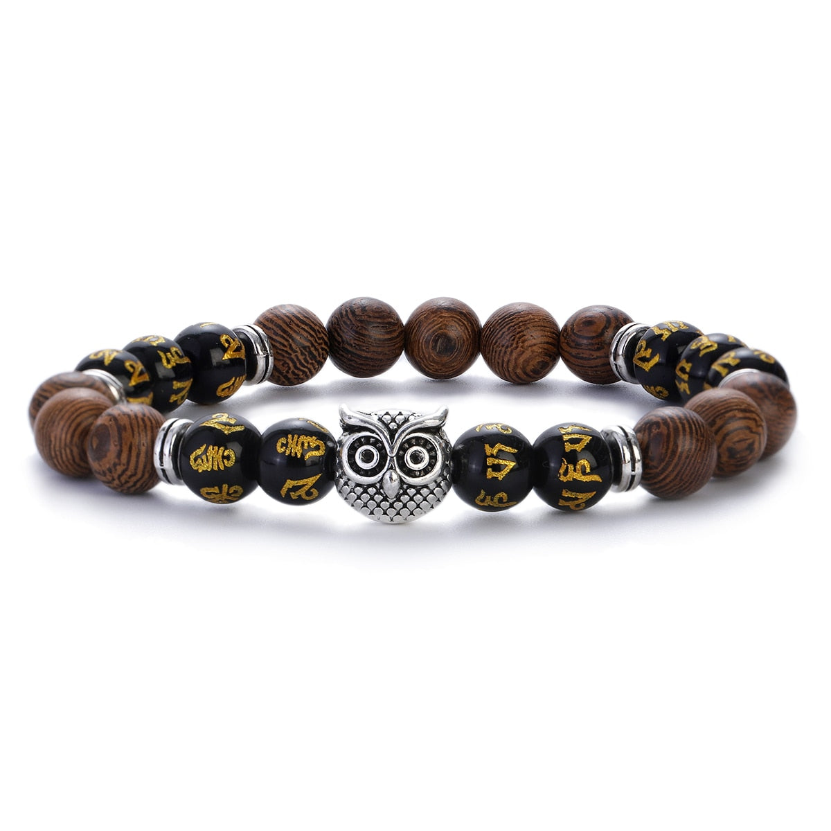 Natural Wood Beads Bracelets Meditation And Prayer - Bonnie Lassio