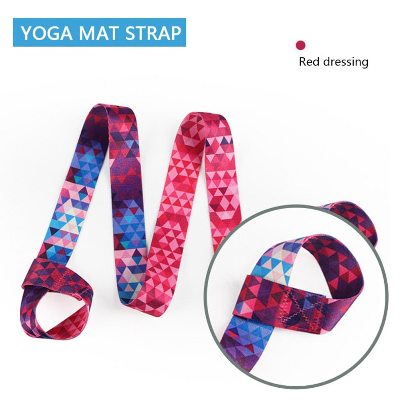 Yoga Mat Strap Belt Adjustable Sports Sling Shoulder Carry Strap Belt Exercise Stretch Fitness Equiment Elastic Yoga Belt Hot - Bonnie Lassio