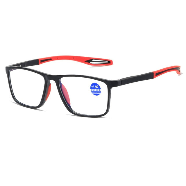 IENJOY Anti Blue Light Presbyopia TR90 Ultra Light Sports Wholesale Male Elderly Reading Glasses Anti-skid Presbyopia Glasses - Bonnie Lassio