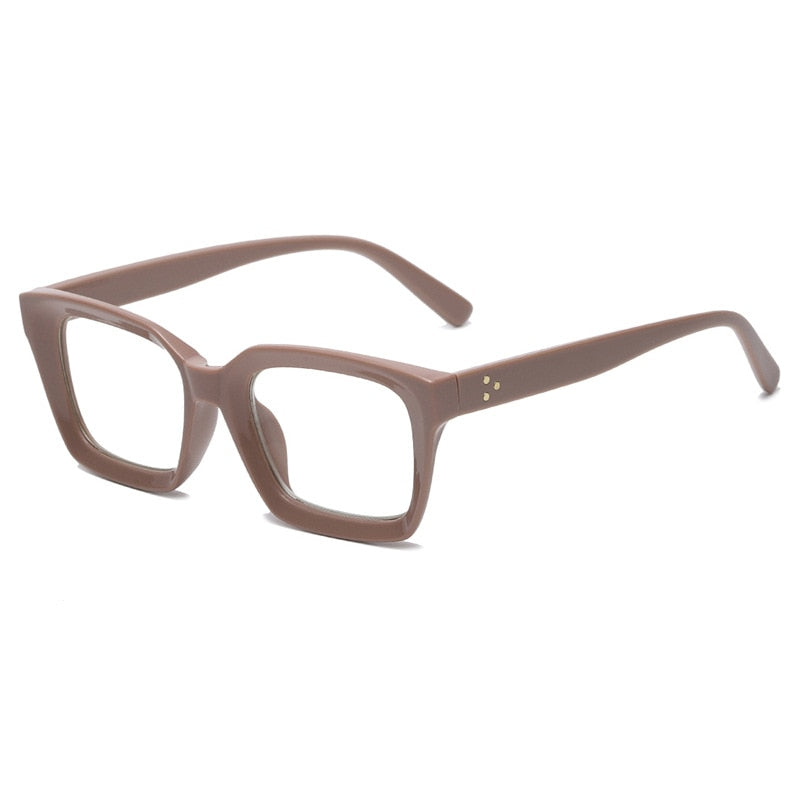 Oversized Square Reading Glasses Men Women Portable Large Frame High Definition - Bonnie Lassio