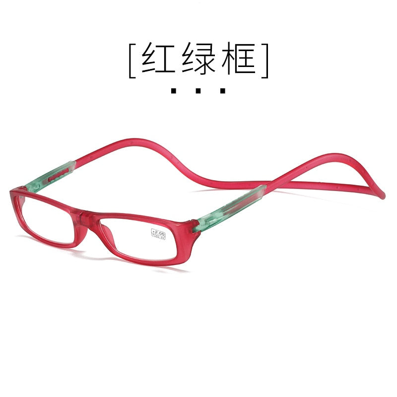 Presbyopic Glasses Presbyopia Protection Goggles Stone Man Mirror Transparent Acetate Rotatable Eye Wholesale Strong Magnetic - Bonnie Lassio