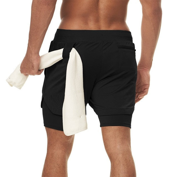 Lightweight Breathable Men's Running Shorts with Pockets for Gym and Fitness Training - Bonnie Lassio