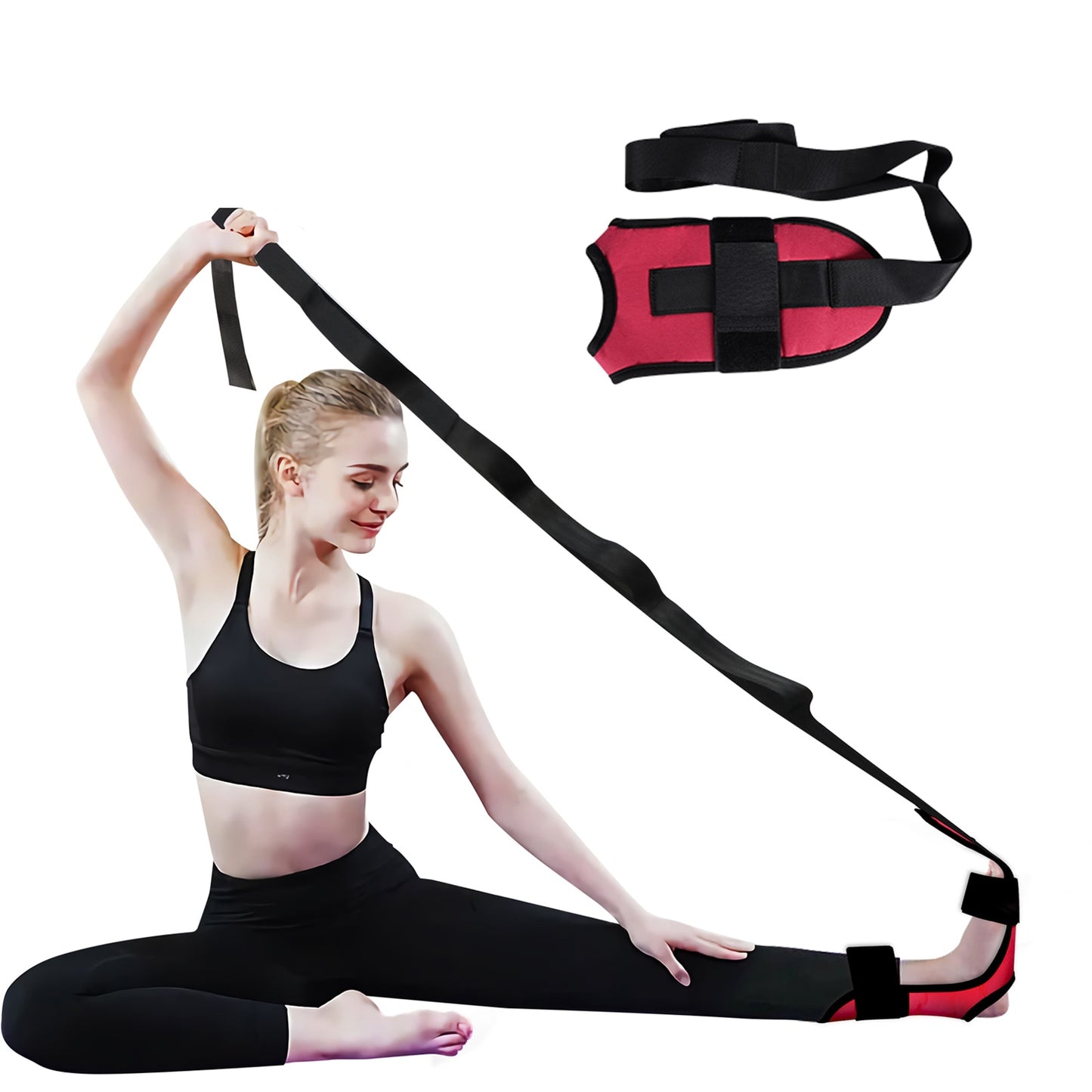 Fascia Stretcher Finally Flexible Again Yoga Strap Belt Trainning And Exercise Stroke Hemiplegia Rehabilitation Leg Stretcher - Bonnie Lassio