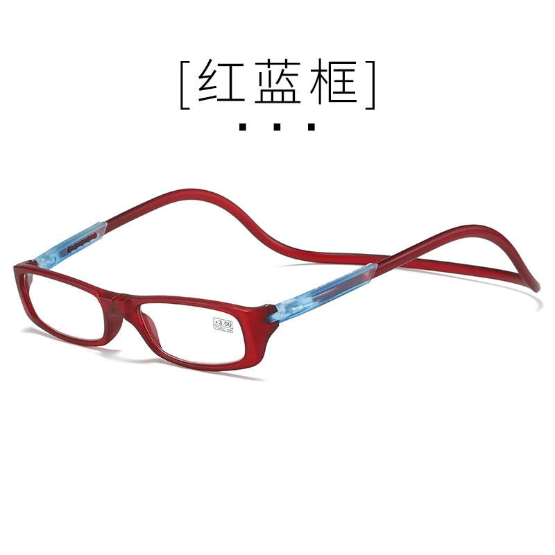 Presbyopic Glasses Presbyopia Protection Goggles Stone Man Mirror Transparent Acetate Rotatable Eye Wholesale Strong Magnetic - Bonnie Lassio