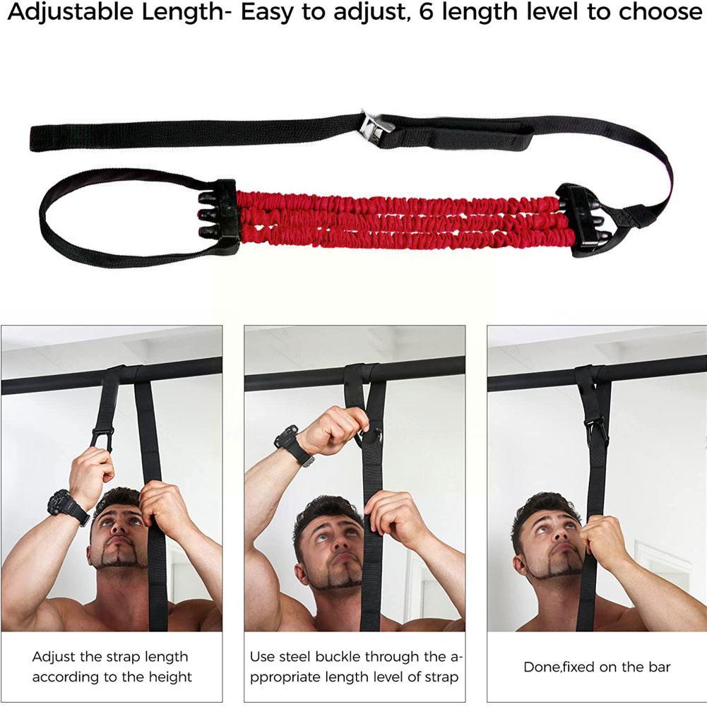 Pull-up Assist Band Elastic Chin Up Assistance Resistance Bands Bar Gym Home - Bonnie Lassio