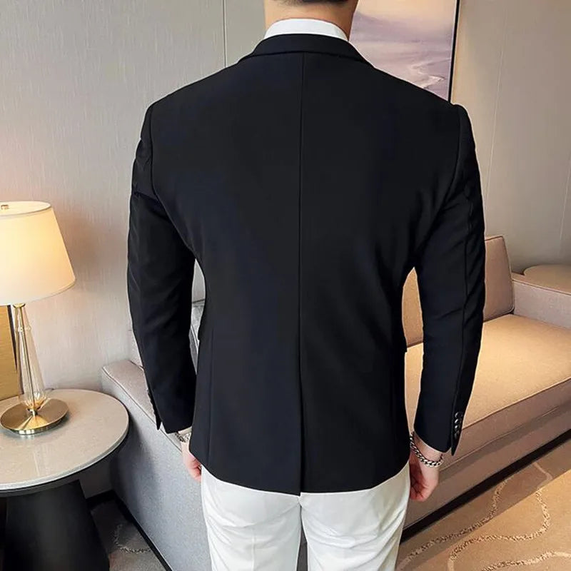 Mens Black Casual Jacket Blazer