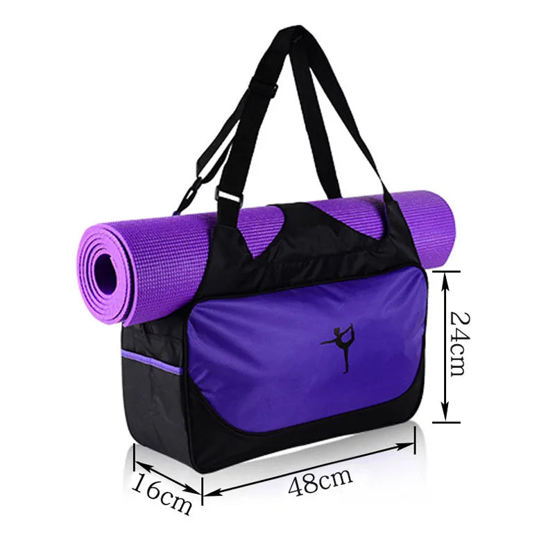 Multifunctional Waterproof Yoga Bag for Gym Mat Nylon Shoulder Carriers Yoga Pilates Mat - Bonnie Lassio