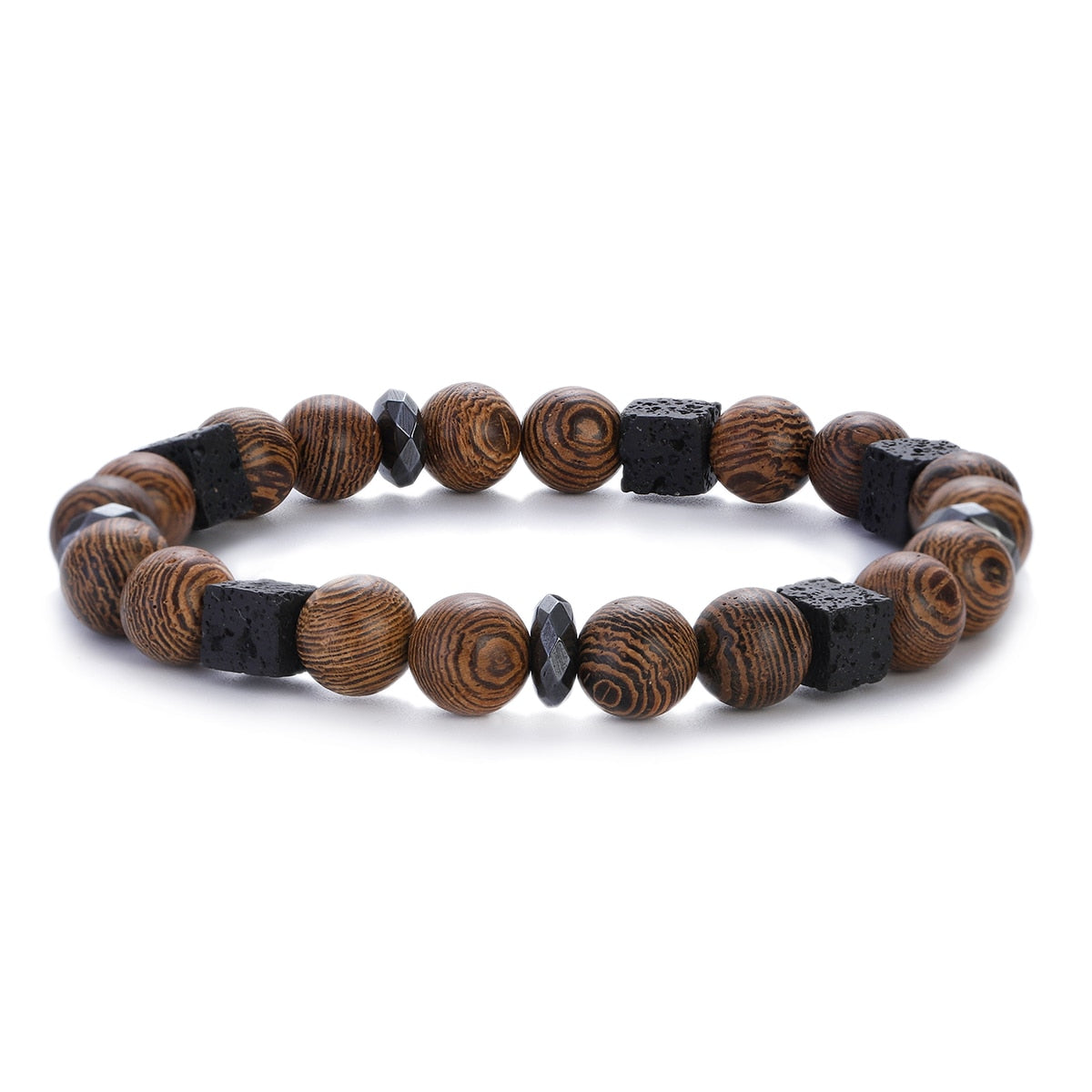 Natural Wood Beads Bracelets Meditation And Prayer - Bonnie Lassio