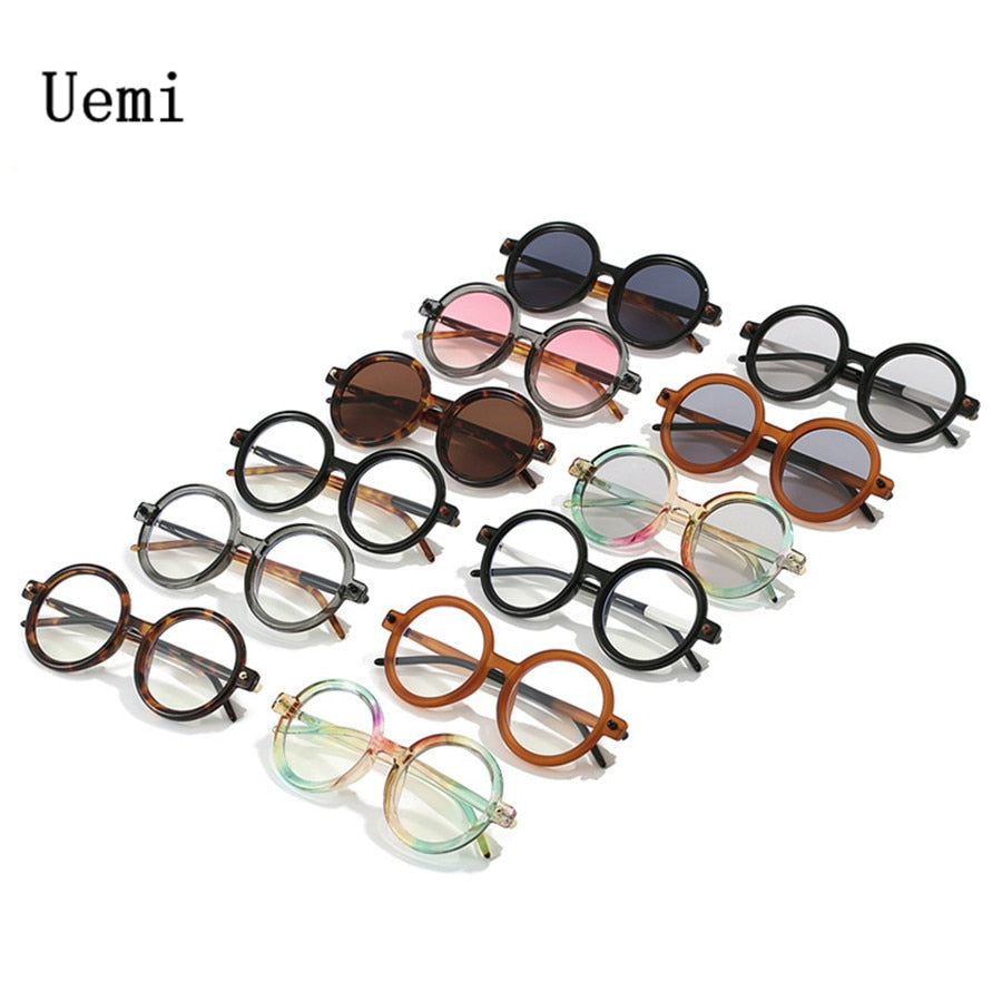 New Fashion Retro Oversized Round Sunglasses For Women Men Brand Quality Seven Frame Vintage Designer Sun Glasses Trending Shade - Bonnie Lassio