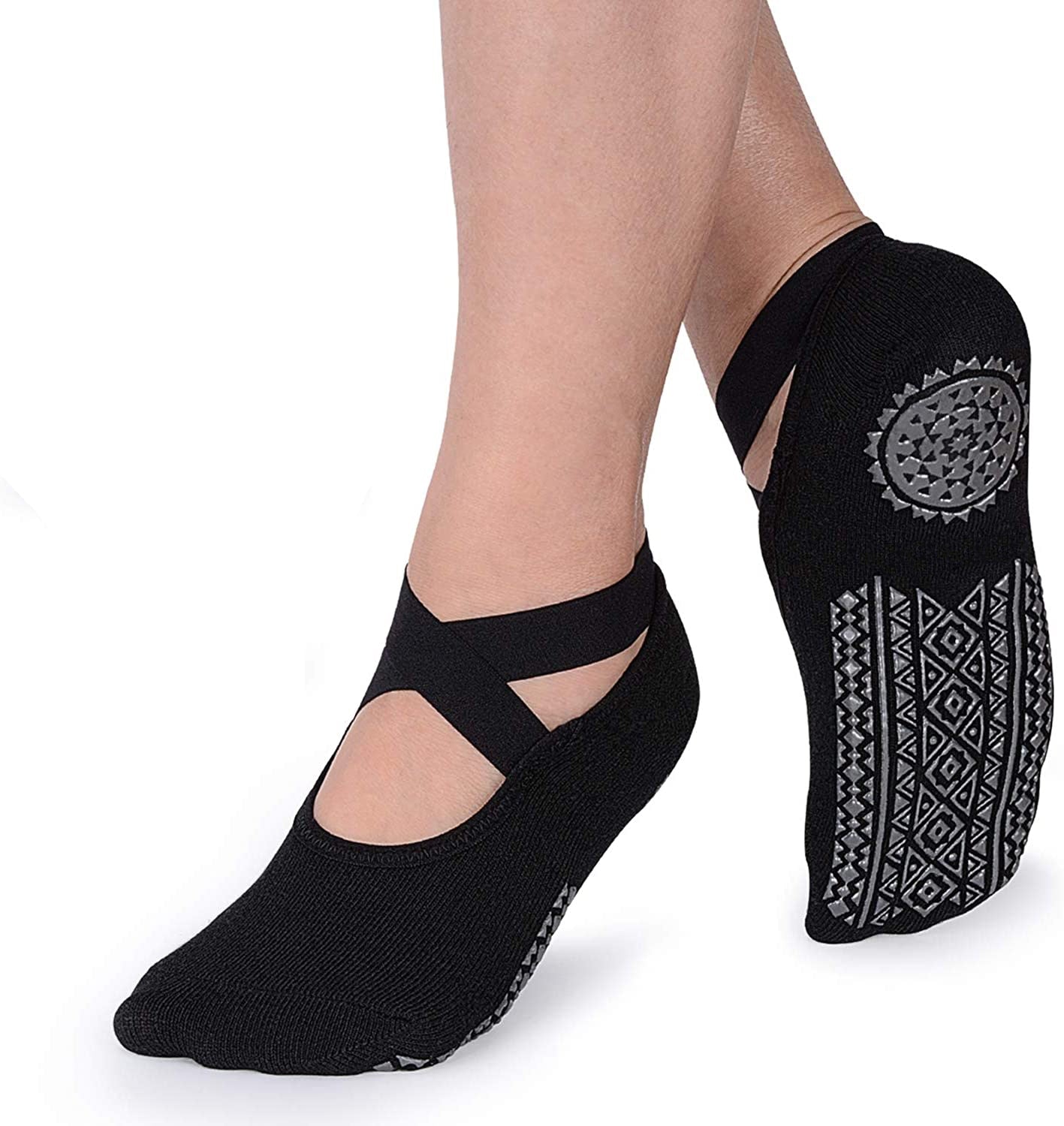 WomenS Non-Slip Cotton Sock Ideal for Pilates Ballet Dance - Bonnie Lassio