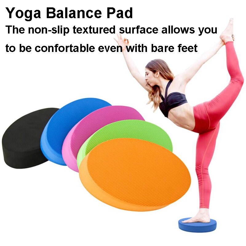 TPE Yoga Mat Soft Balance Pad Waterproof Cushion Trainer Gym Pilates Block Fitness Knee Pad 5cm Thickness Balance Board - Bonnie Lassio