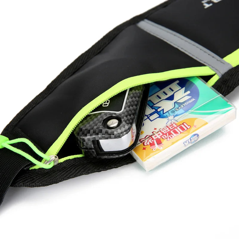 Sports Waist Pack Women Men Running Belt Waist Bag Waterproof Pack Wallet Pouch Portable Phone Holder Unisex - Bonnie Lassio