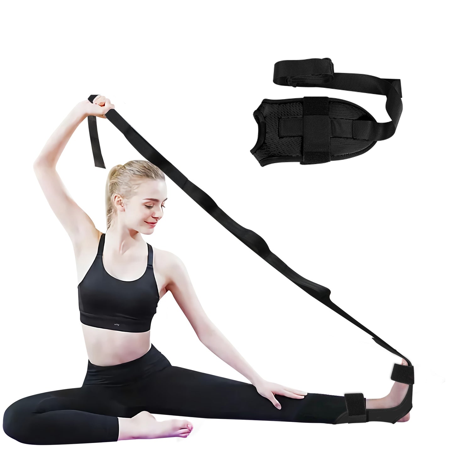 Fascia Stretcher Finally Flexible Again Yoga Strap Belt Trainning And Exercise Stroke Hemiplegia Rehabilitation Leg Stretcher - Bonnie Lassio