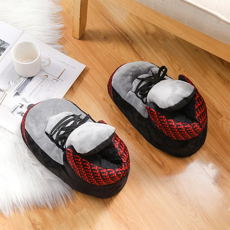 Unisex Winter Warm Home Slippers Christmas Cotton - Bonnie Lassio