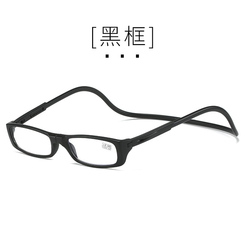 Presbyopic Glasses Presbyopia Protection Goggles Stone Man Mirror Transparent Acetate Rotatable Eye Wholesale Strong Magnetic - Bonnie Lassio