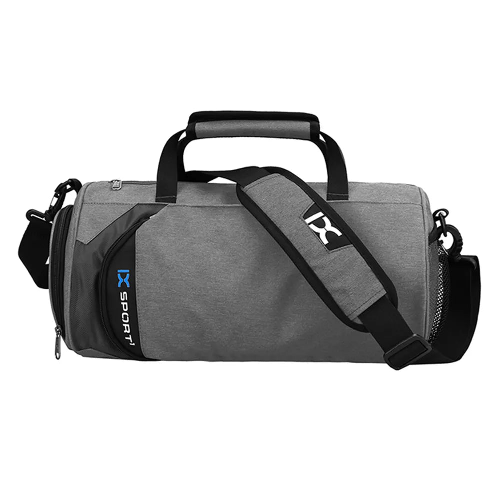 Polyester Sports Bag Large Capacity Fitness Training with Shoe Compartment Multifunctional Unisex - Bonnie Lassio