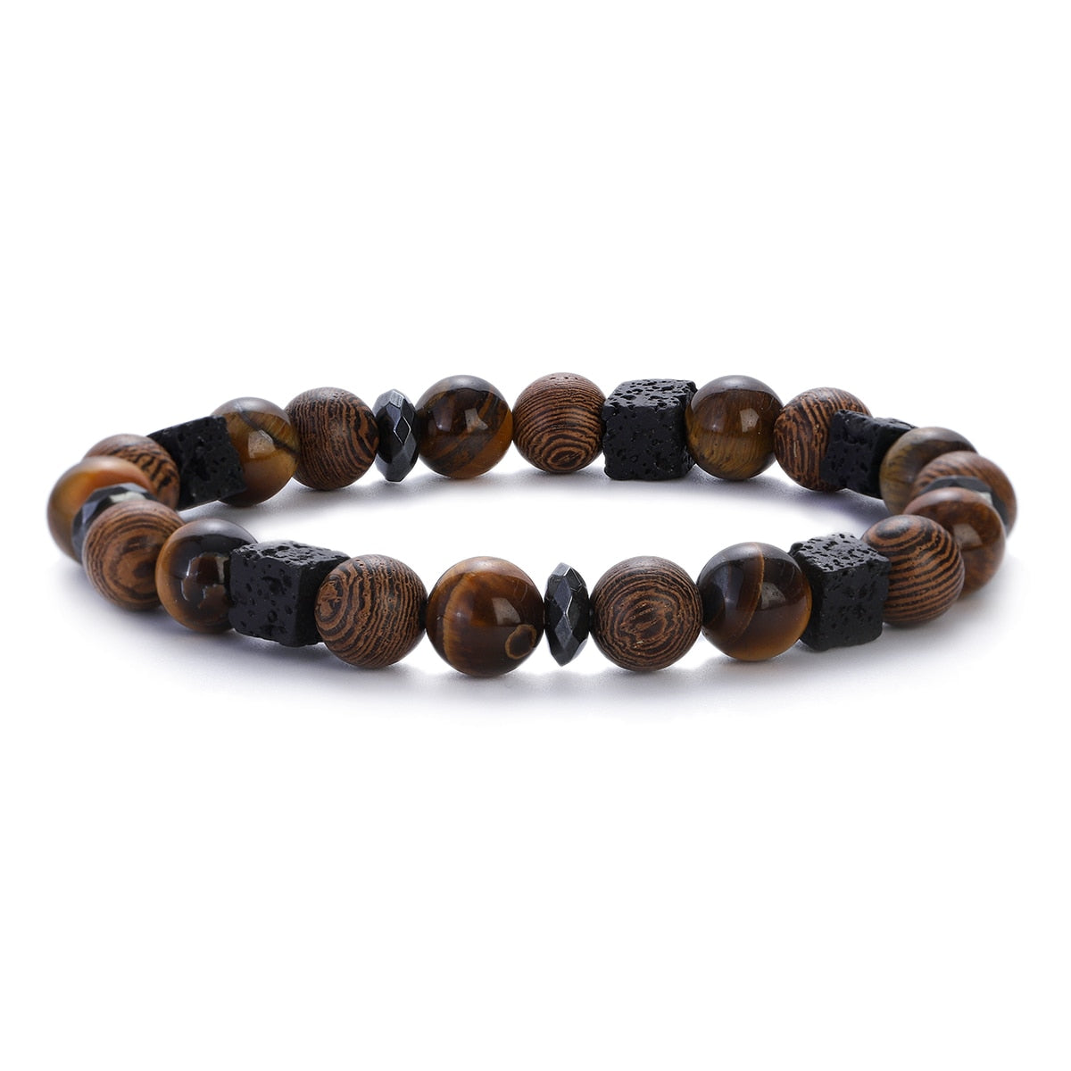 Natural Wood Beads Bracelets Meditation And Prayer - Bonnie Lassio