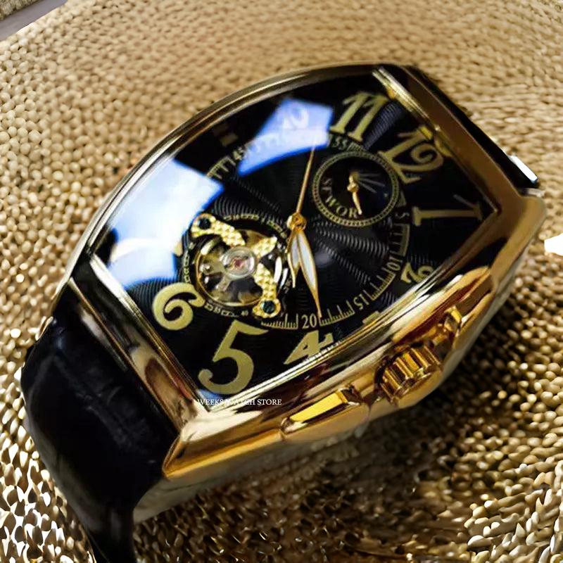 Luxury Automatic Mechanical Wrist  Watch for Men Tourbillon Skeleton - Bonnie Lassio