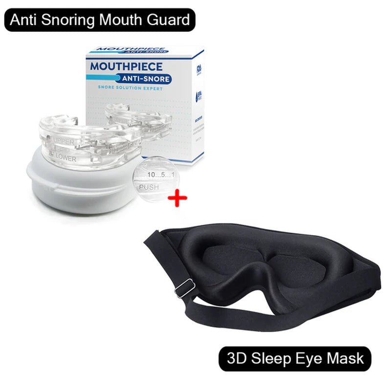 Anti Snoring Apnea Bruxism Mouth Guard Improve Sleeping 