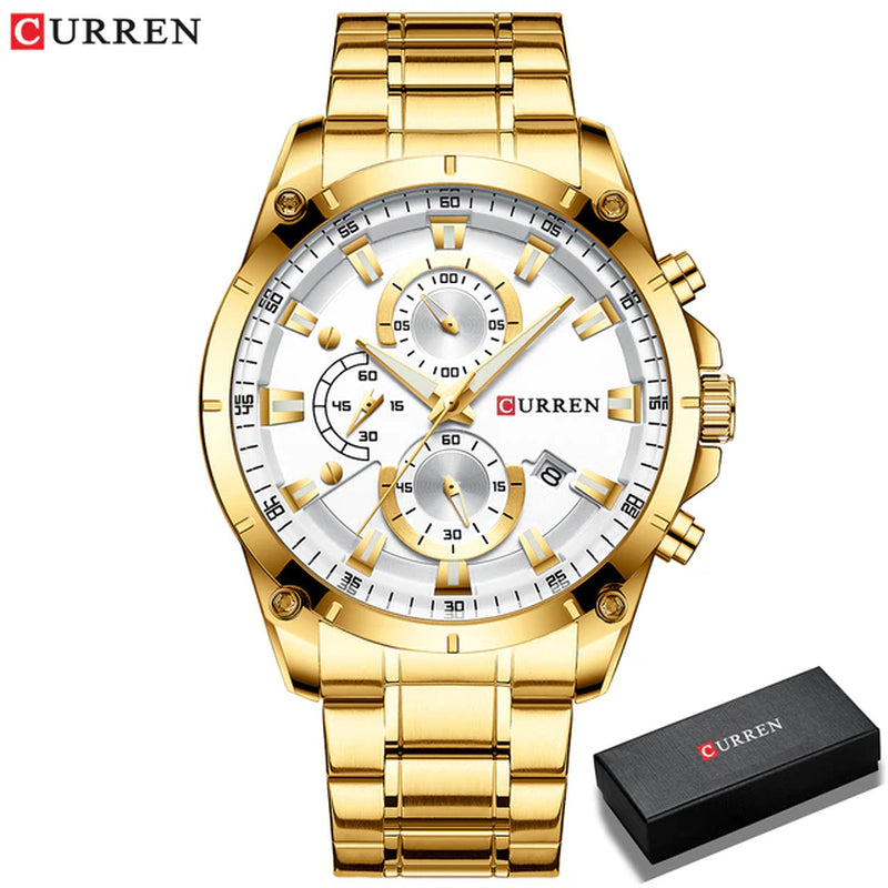 Men's Business Automatic Date Watch Waterproof 