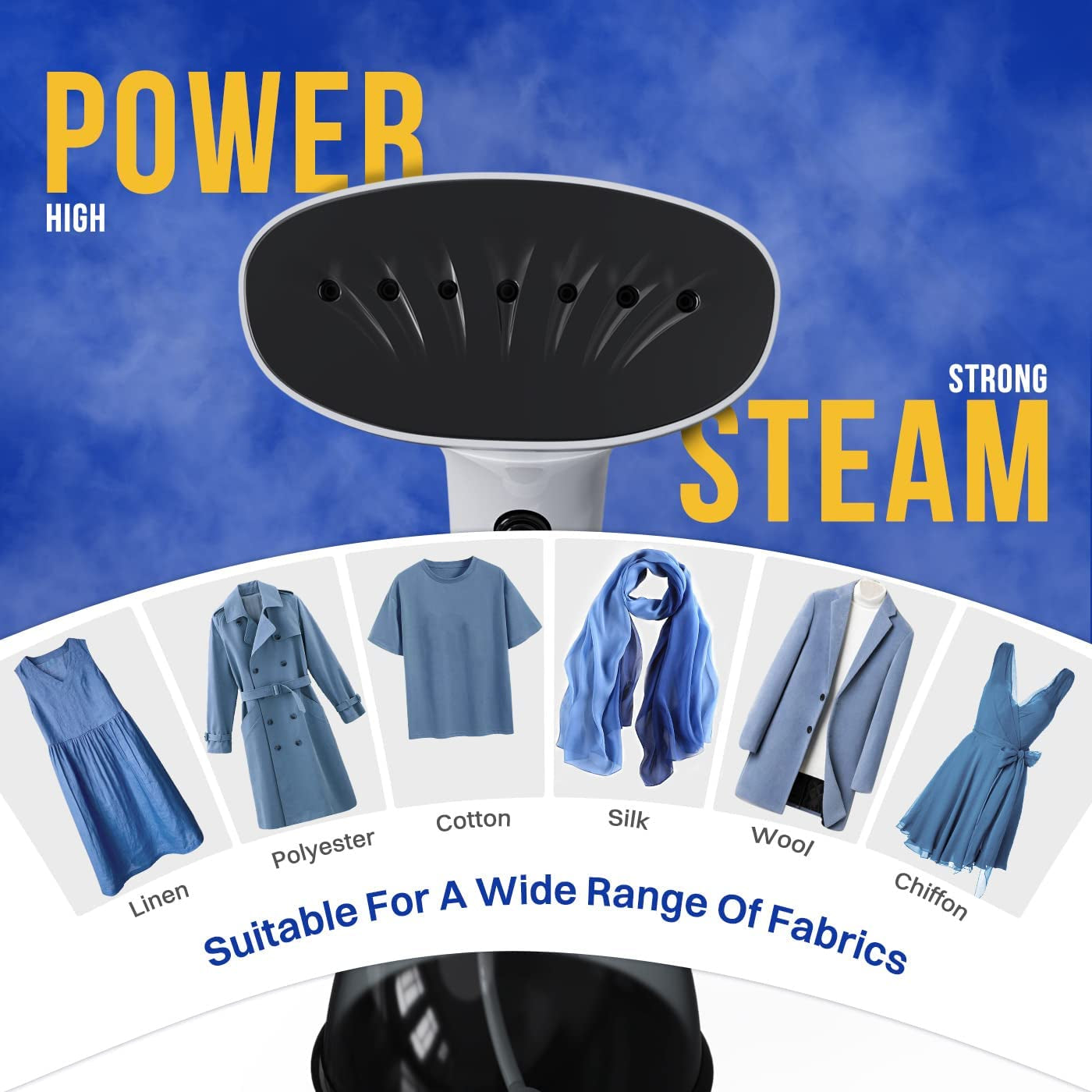 Clothes Steamer 400ML Large Capacity Water Tank Garment Steamer for Wrinkle Removal