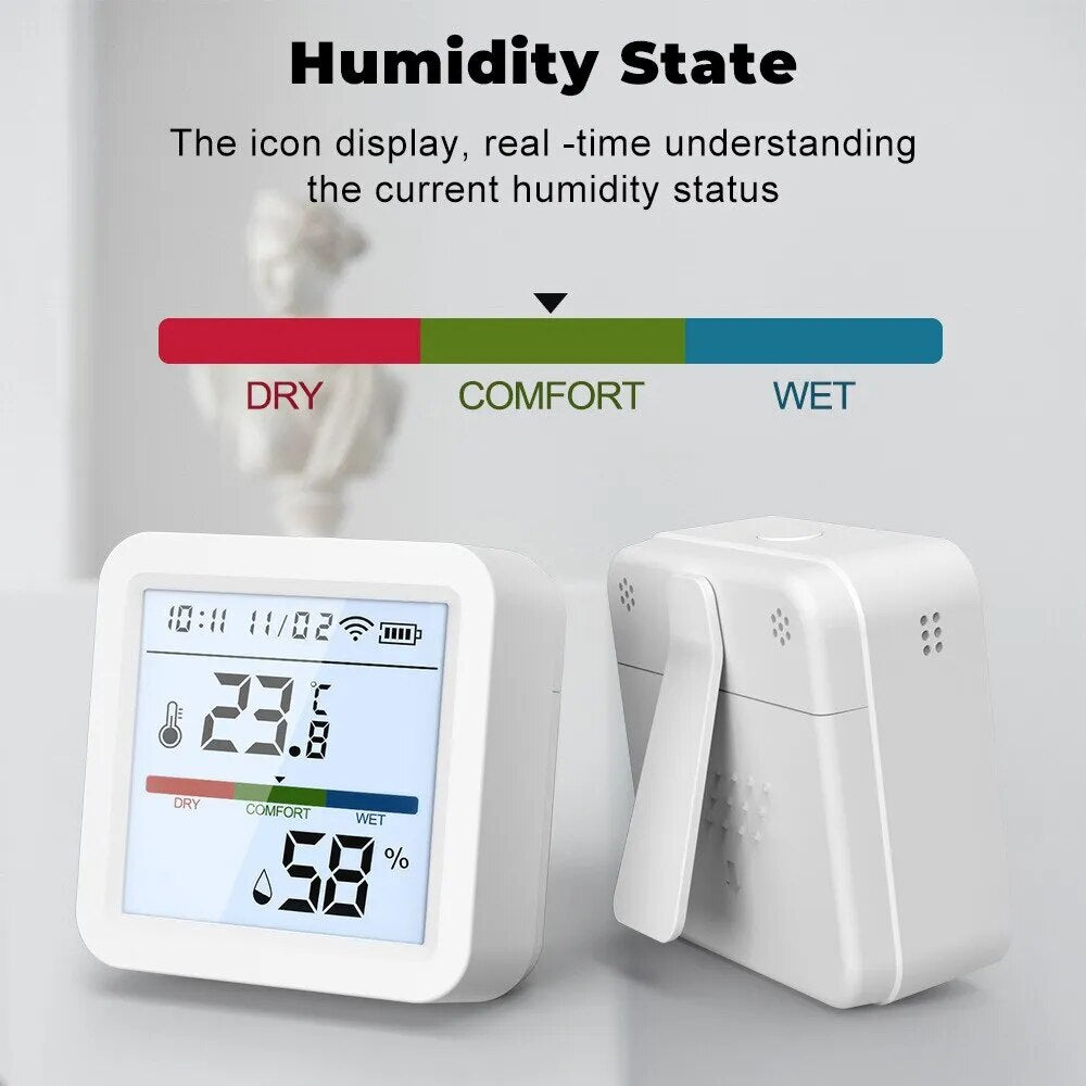 Wifi Temperature Humidity Sensor Smart Hygrometer Thermometer Sensor