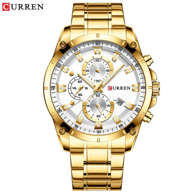 Men's Business Automatic Date Watch Waterproof 