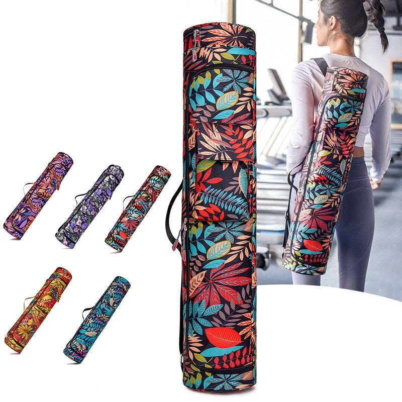 Printed Yoga Bag Yoga Mat Bag Men Women Sports Mat Bag Pilates Mat Backpack Fitness Dance Gym Mat Cover Sports Backpack Hot Sale - Bonnie Lassio