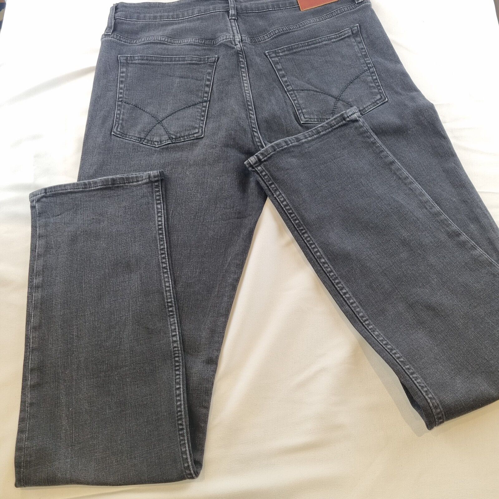 J Crew Womens Jeans Grey Waist 34 Leg 32 Size 14 Denim - Bonnie Lassio