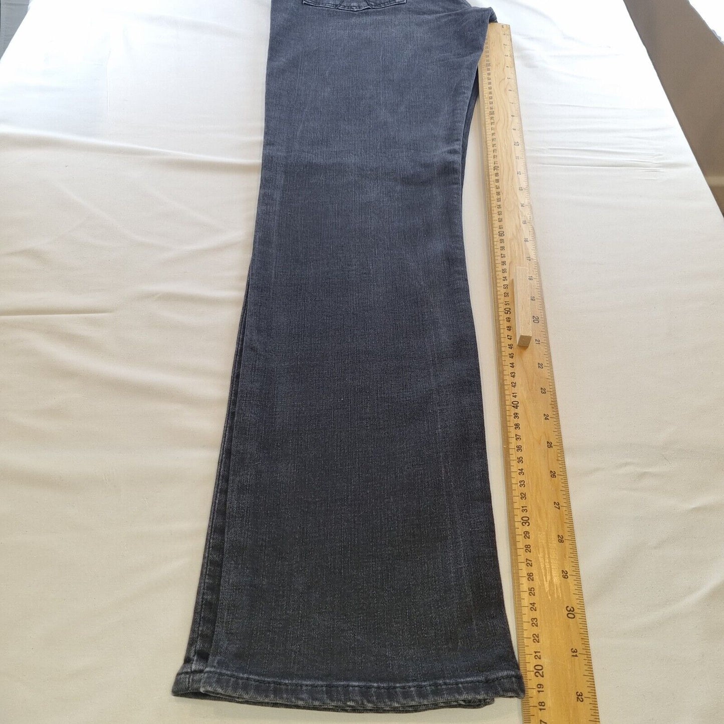 J Crew Womens Jeans Grey Waist 34 Leg 32 Size 14 Denim - Bonnie Lassio