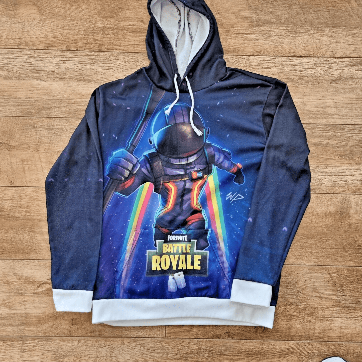 Fortnite Battle Royale Graphic Hoodie Astronaut Sweatshirt